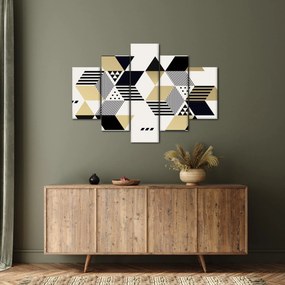 Obraz - Geometrické tvary N⁰1 (150x105 cm)