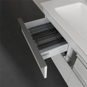 VILLEROY &amp; BOCH Venticello závesná skrinka pod umývadlo, 4 zásuvky, 1153 x 502 x 590 mm, Glossy White, A92901DH