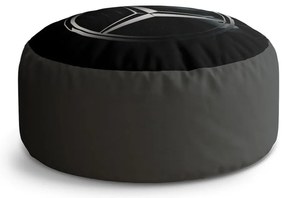 Taburet Circle logo 3 maska, čierna