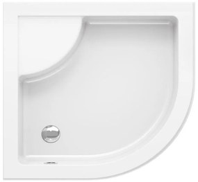 Ravak A217001020 - Štvrťkruhová sprchová vanička SABINA 90x90 cm biela