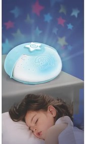 Infantino - Detská lampička s projektorom 3xAA modrá