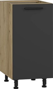 VENTO D-40/82 lower cabinet, color: craft oak/antracite