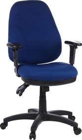 XXXLutz OTOČNÁ STOLIČKA, plochá tkanina, modrá, čierna MID.YOU - Online Only kancelárie - 001918070102