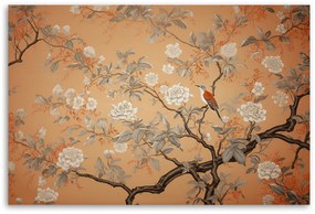 Gario Obraz na plátne Vtáky na strome s kvetmi Rozmery: 60 x 40 cm