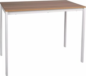 Jedálenský stôl Mario 100 cm dub prírodný/krémový