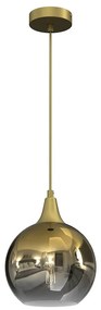 Luster na lanku MONTE 1xE27/60W/230V pr. 20 cm zlatá