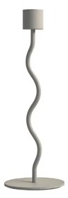 Svietnik Curved Candlestick – pieskový