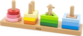 Kocky s triedičom tvarov Viga 44685 geometrické obrazce