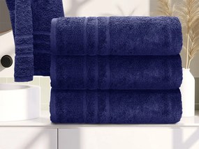 Osuška Comfort 70 x 140 cm tmavo modrá, 100% bavlna