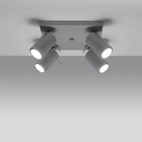 Sollux SL.0452 - Stropné bodové svietidlo RING 4xGU10/10W/230V