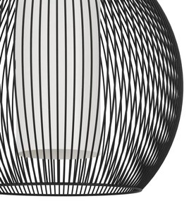 Eglo 900828 - Luster na lanku RAZONI 1xE27/40W/230V čierna