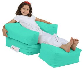 Sedací vak Kiddo (tyrkysová). Vlastná spoľahlivá doprava až k Vám domov. 1101676