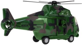 RAMIZ Vojenský vrtuľník so zvukovými a svetelnými efektami zelený