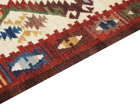 Vlnený kelímový koberec 80 x 150 cm viacfarebný AREVIK Beliani