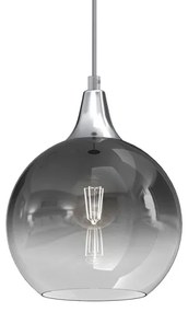 Luster na lanku MONTE 1xE27/60W/230V pr. 20 cm matný chróm