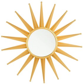 Nástenné zrkadlo Perza (zlatá). Vlastná spoľahlivá doprava až k Vám domov. 1081941