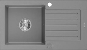 Mexen Pablo - drez granitový 75,2x43,6cm, 1-komorový, šedá, 6510751010-71
