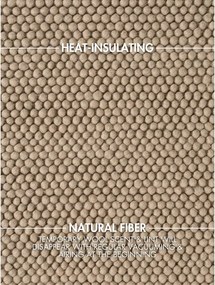 Ručne tkaný vlnený koberec v prírodnej farbe 200x300 cm Richmond Diana – Ted Baker