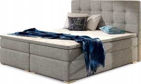 Manželská posteľ Boxspring 160 cm Irma 01 (béžová)