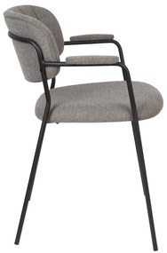 Svetlosivé jedálenské stoličky v súprave 2 ks Jolien – White Label