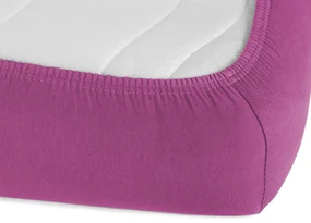 Jersey napínacie prestieradlo JR-009 Orgovánové 90 x 200 - výška 20 cm