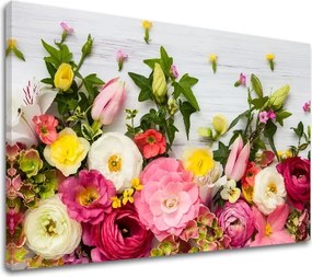 Obraz na stenu RUŽOVÉ KVETY_1510-11