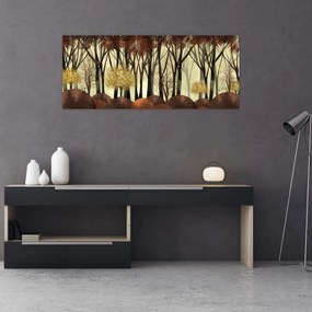 Obraz - Dekoratívne les (120x50 cm)