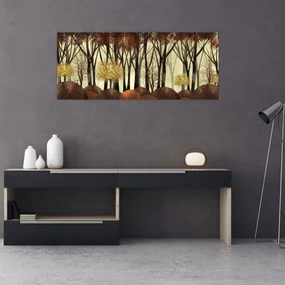 Obraz - Dekoratívne les (120x50 cm)