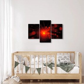 Obraz iskrenie abstrakcie (90x60 cm)