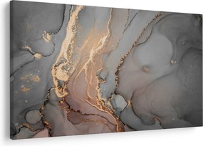 Obrázok - Šedo-zlatý mramor (90x60 cm)