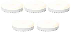 Sada 5 inteligentných stmievateľných LED žiaroviek GX53 RGB 9W 806LM 2700K-6500K