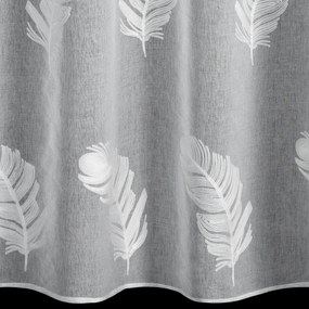 ZÁCLONA NA KRÚŽKOCH LIRENA 140X250 CM VZOROVANÁ