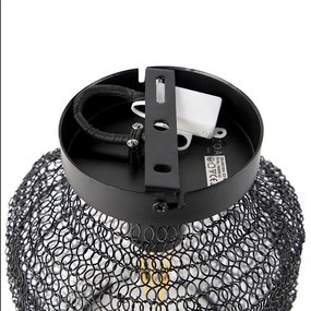 Orientálne stropné svietidlo čierne - Nidum Bene