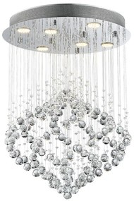 Luxera 62412 - Krištáľový prisadený luster CHESTER 6xGU10/50W/230V