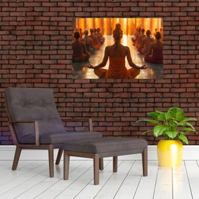 Obraz - Lekcia jogy (90x60 cm)