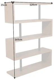 Knižnica/Regál 41214 120cm Snake Dub  - Komfort-nábytok