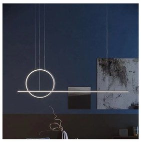 Redo 01-1735 - LED Stmievateľný luster na lanku GIOTTO LED/46W/230V čierna