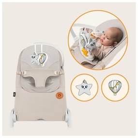 Lionelo - Detská hojdačka LILAC béžová