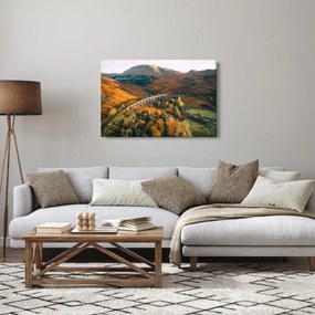 Obraz mosta v škótskom údolí (90x60 cm)