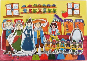 MARIONETINO Veľká sada bábok a kulís – Snehulienka a sedem trpaslíkov