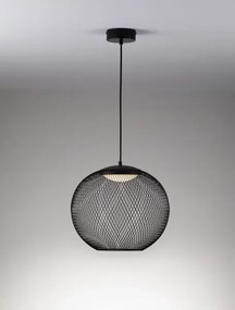 LED čierne dizajnové svietidlo Kinetic 40