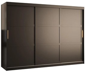 Skriňa Amiro 1 250 čierny/čierny