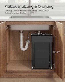 Výsuvný odpadkový kôš do kuchynskej skrinky LTB920BZ01