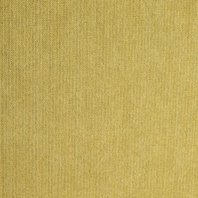 Zatemňovací záves na krúžkoch ROSSIE horčicovej farby 135x250 cm