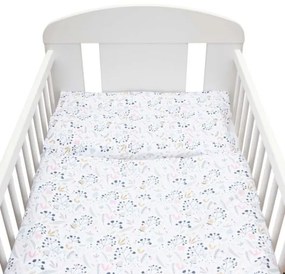 NEW BABY 2-dielne posteľné obliečky New Baby 90/120 cm Jarabina biele