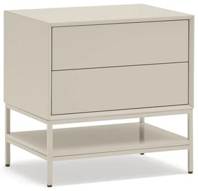 Krémový nočný stolík Platt – Teulat