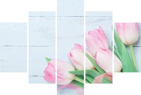 Obraz - Kytica tulipánov (150x105 cm)