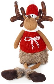 VIANOČNÁ FIGÚRKA REINDEER 59 CM VIACFAREBNÁ