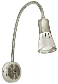 Candellux Flexibilná lampička ARENA 1xE14/40W/230V chróm CA0460