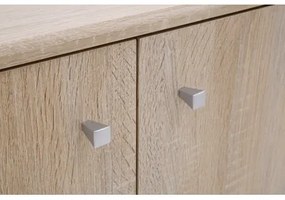 Vysoká komoda TEMPRA 2 3D2S dub sonoma